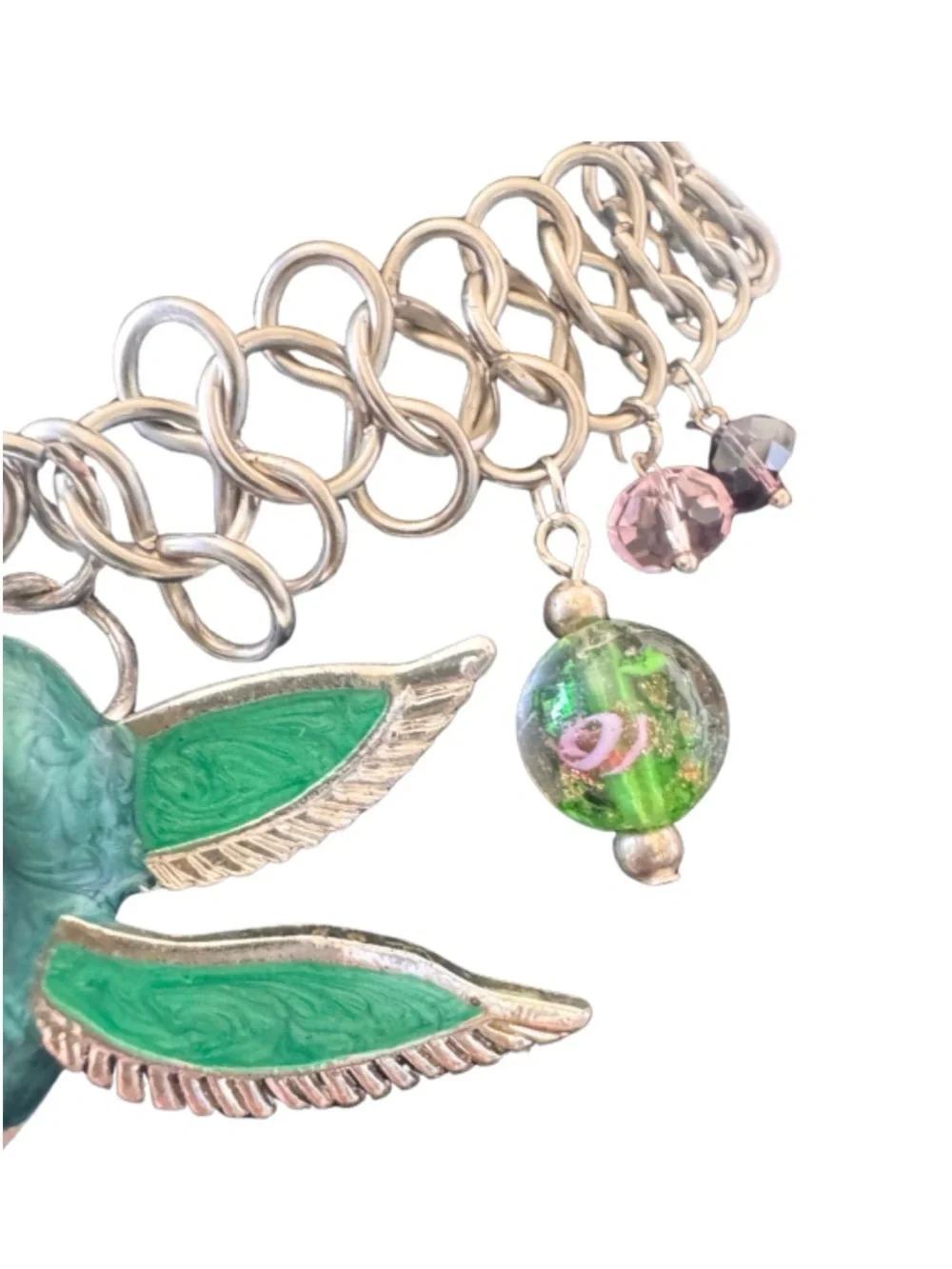 Hand Crafted Hummingbird Necklace - Picture 3 of 5